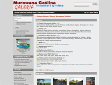 Tablet Screenshot of galeria.murowana.pl